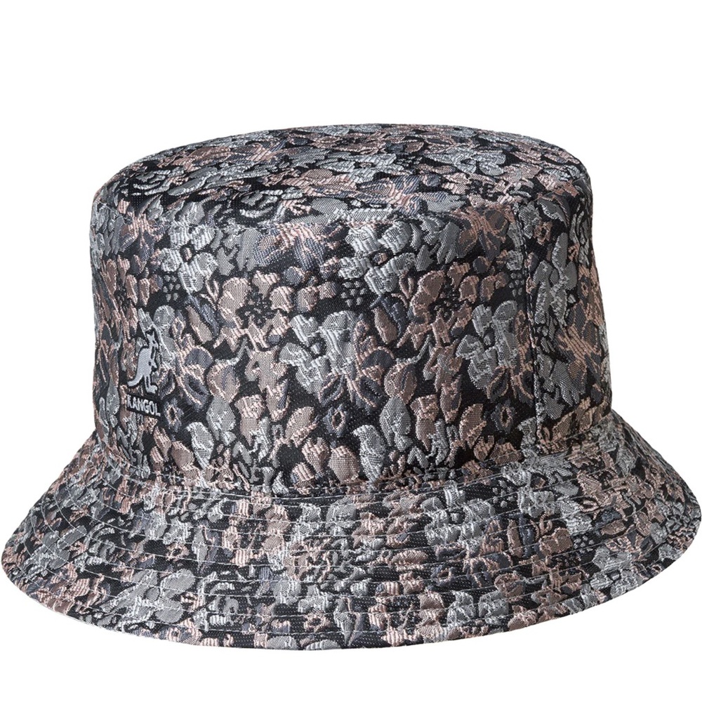 Kangol Floral Jacquard Rev Bucket Hat - Moonstruck